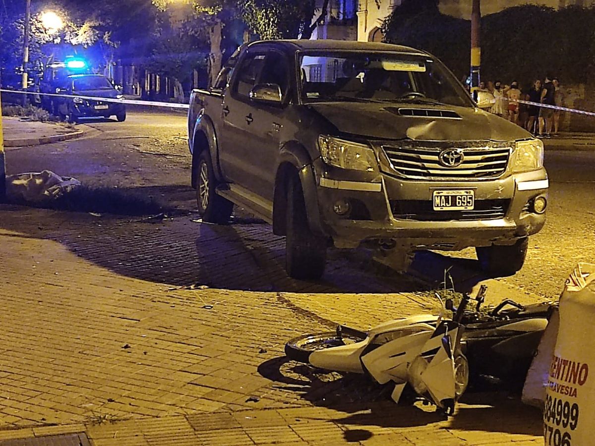 Accidente fatal: atropellaron a un delivery en la zona norte.